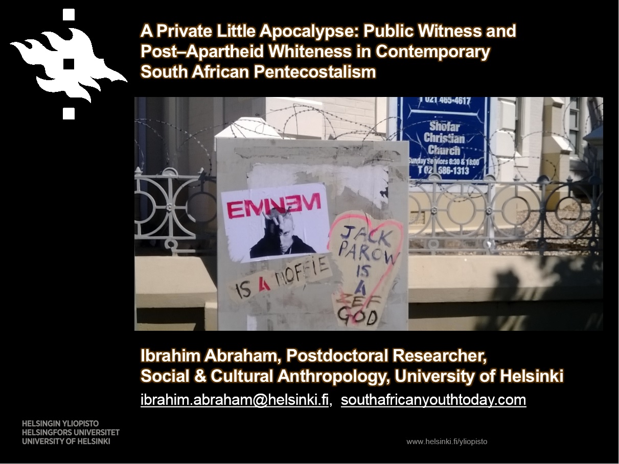 Public Witness Post-Apartheid Whiteness